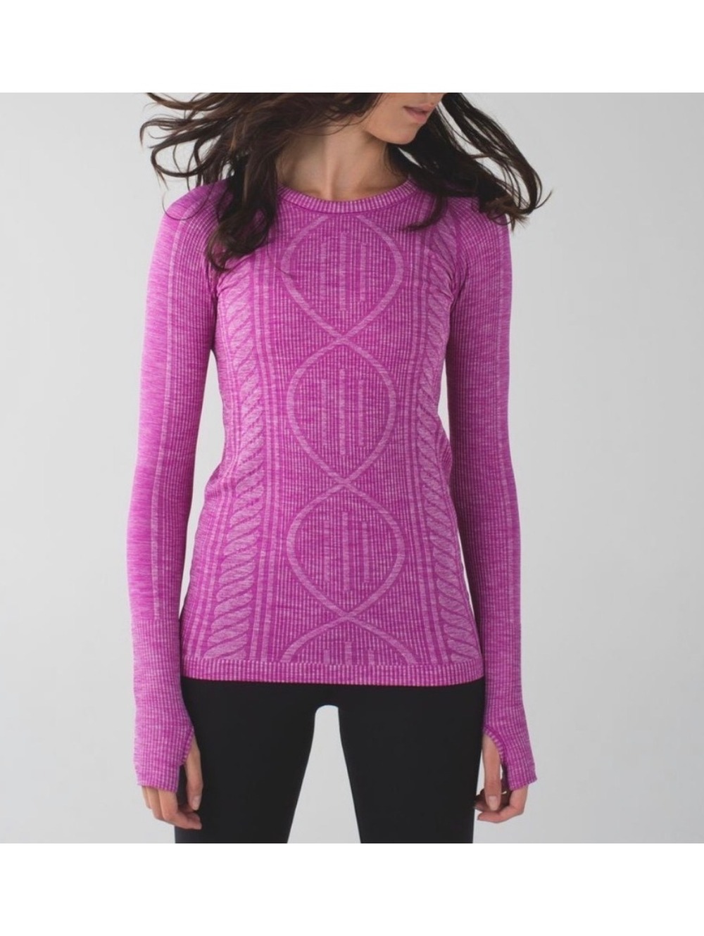 Lululemon athletica Rest Less Pullover Violet Pink Size Small